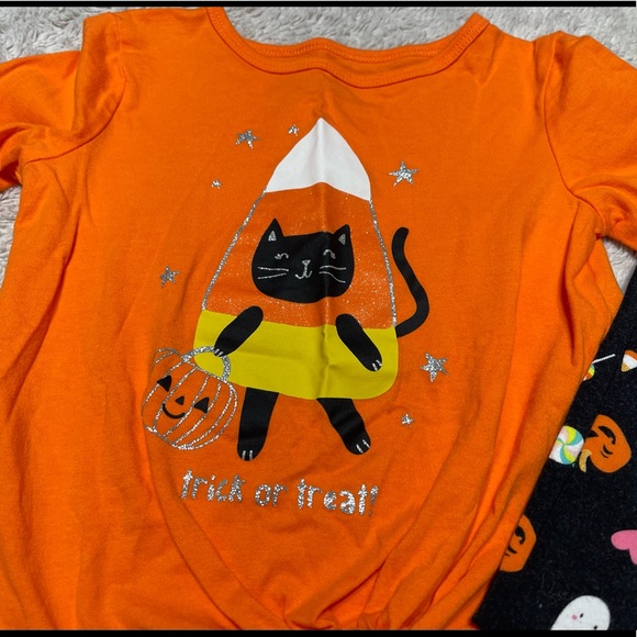 Carters 3T Halloween shirt & leggings set - Picture 2 of 2